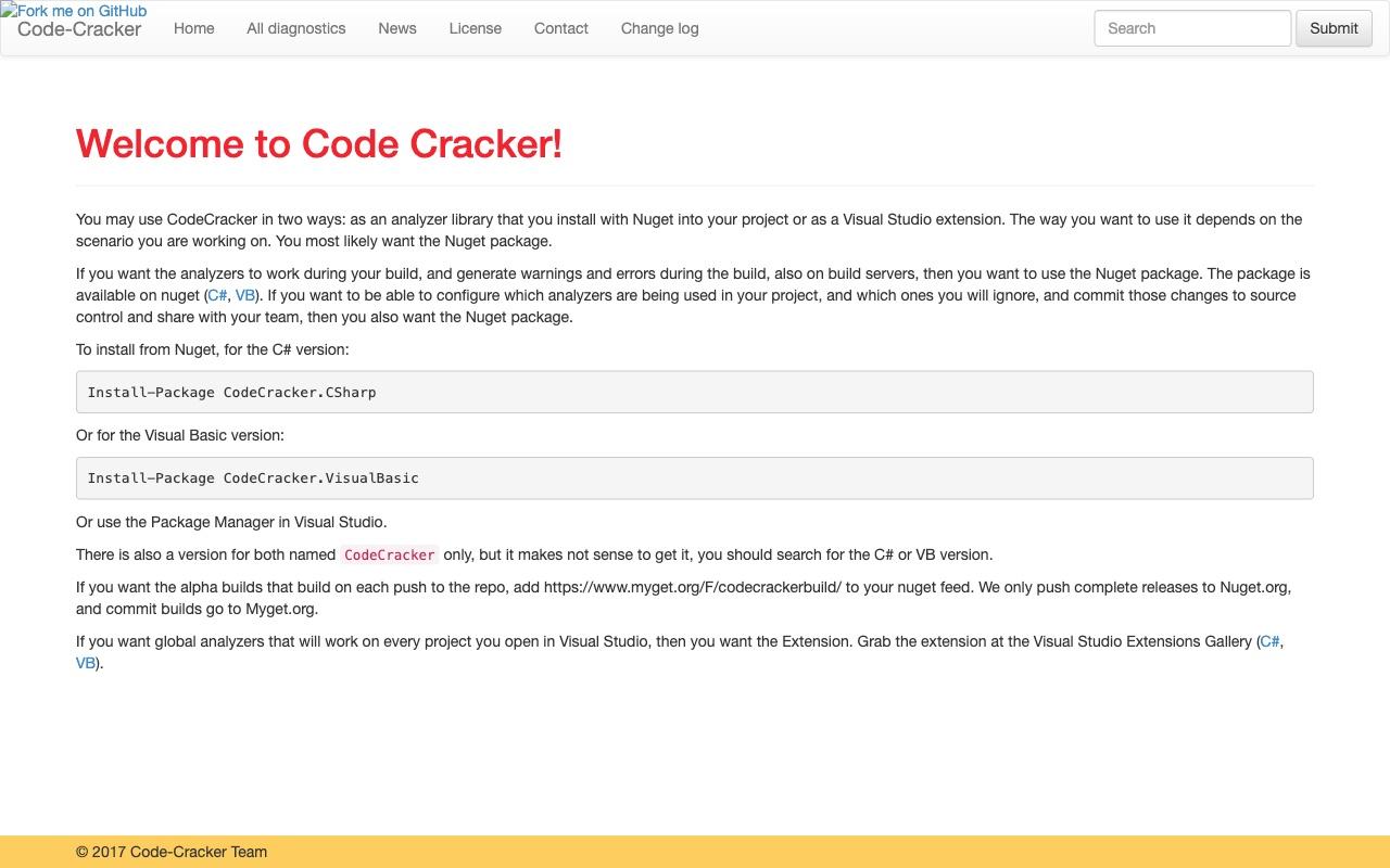 code-cracker screenshot