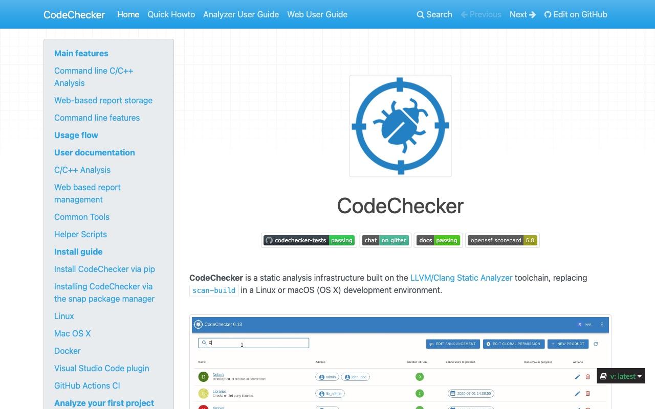 codechecker screenshot