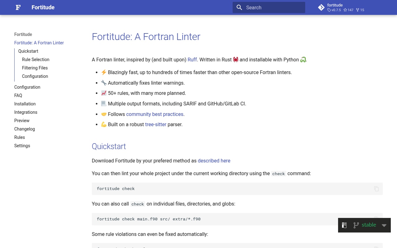 Fortitude screenshot