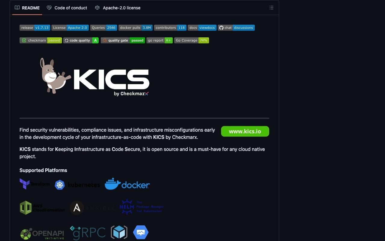 kics screenshot