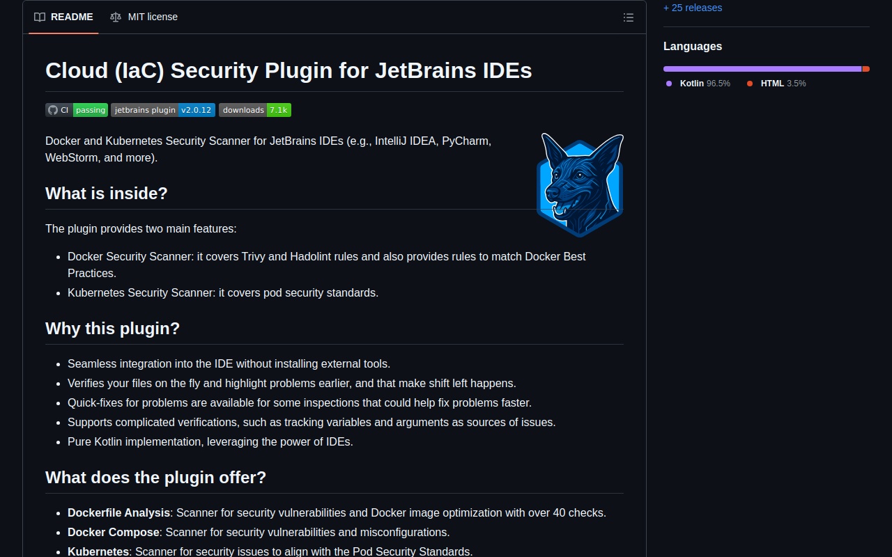 Cloud (IaC) Security for JetBrains IDEs screenshot