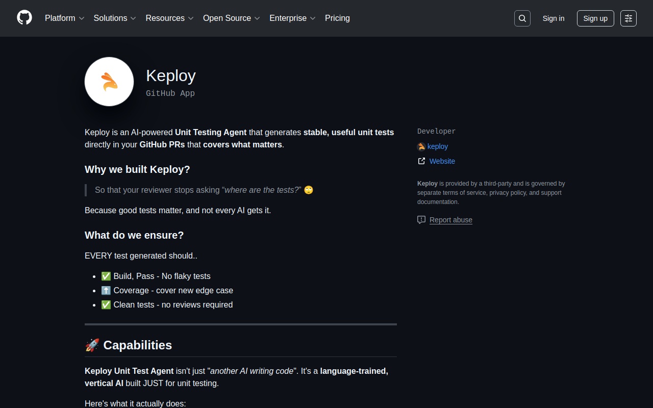 keploy screenshot