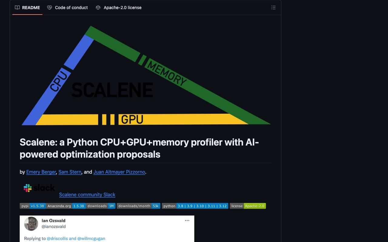 Scalene screenshot