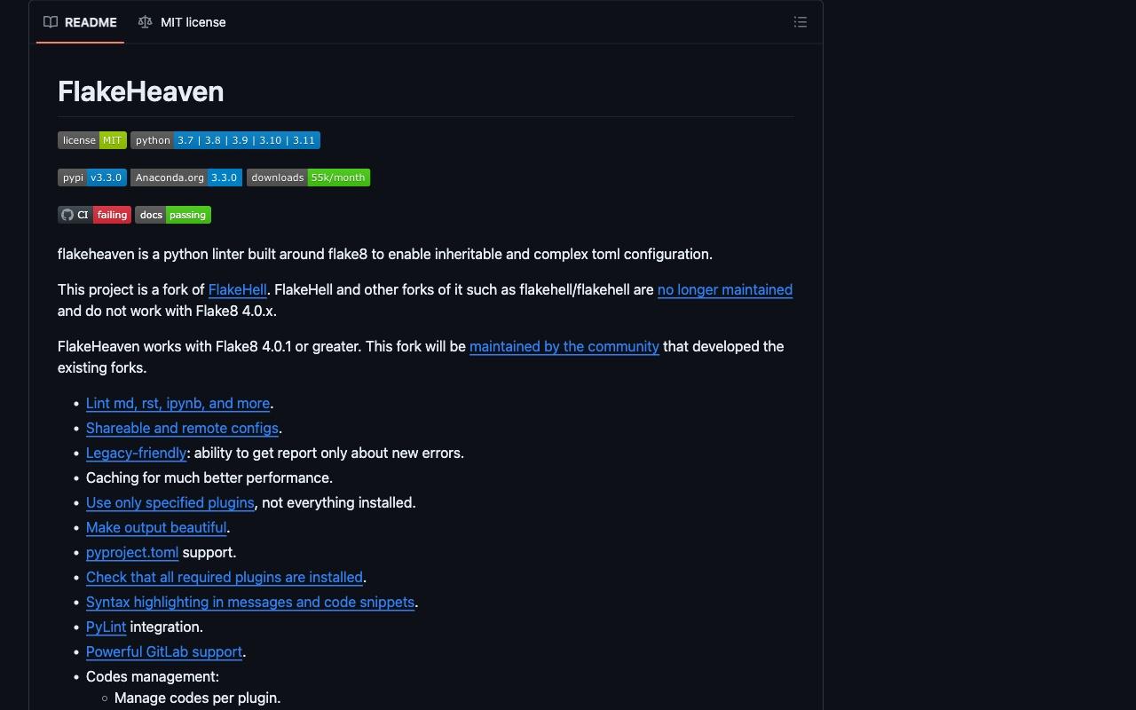 flakeheaven screenshot