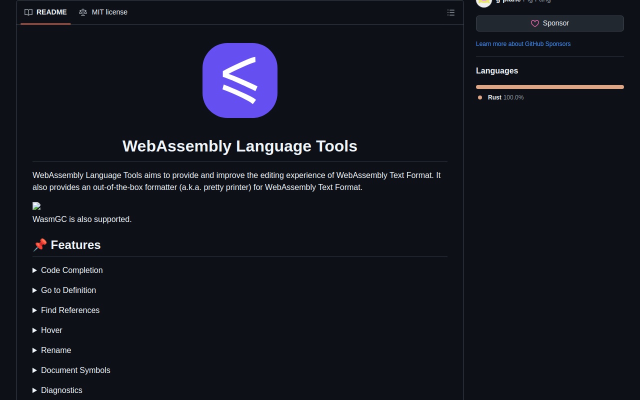 wasm-language-tools screenshot