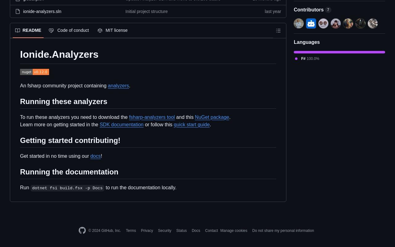 ionide-analyzers screenshot