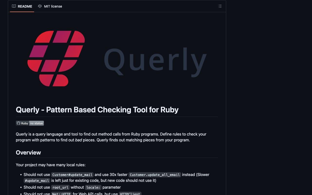 Querly screenshot