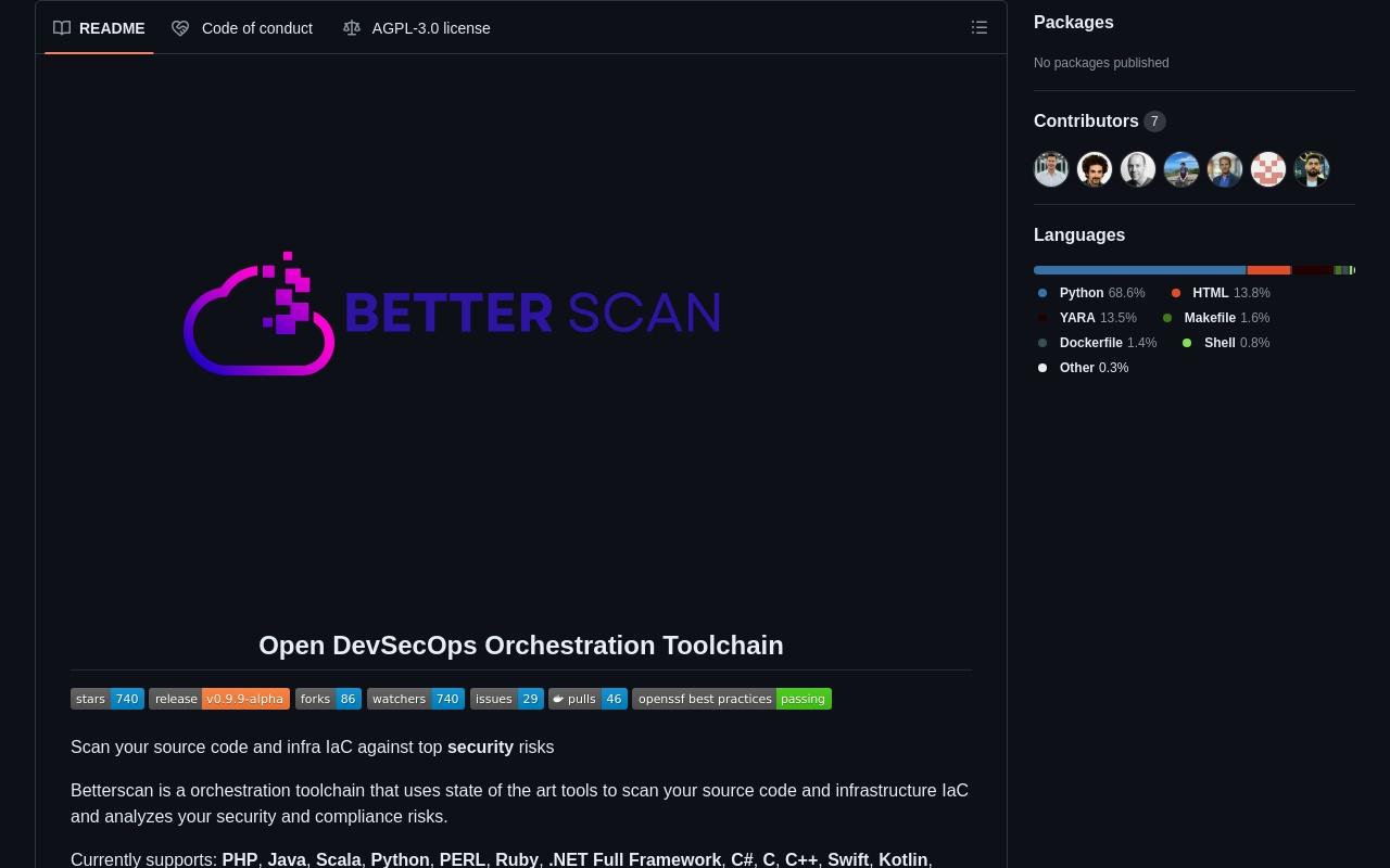 Betterscan CE screenshot
