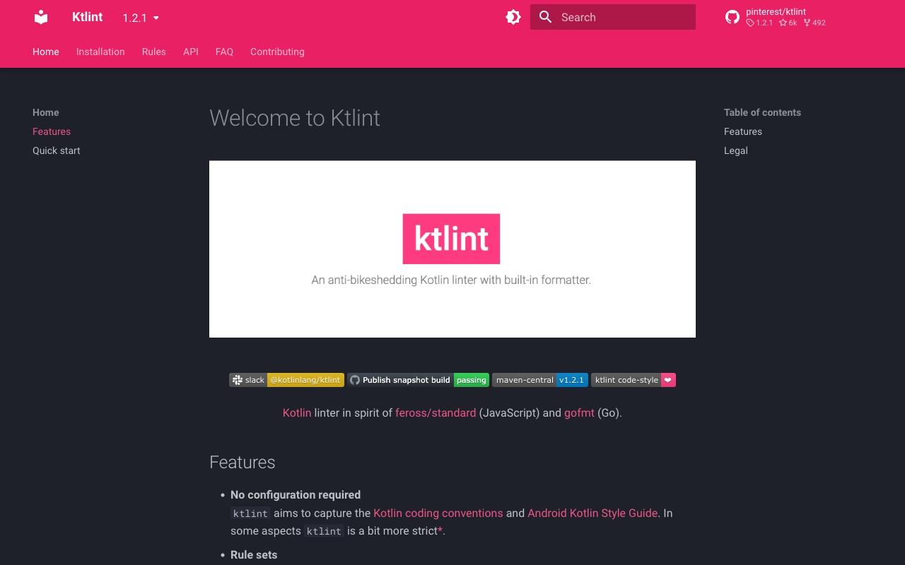 ktlint screenshot