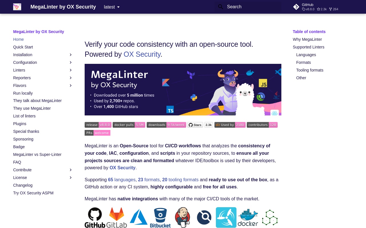 Mega-Linter screenshot