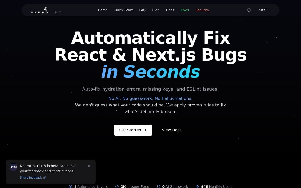 Neurolint-CLI screenshot