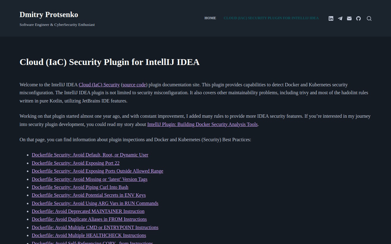 Cloud (IaC) Security for JetBrains IDEs screenshot