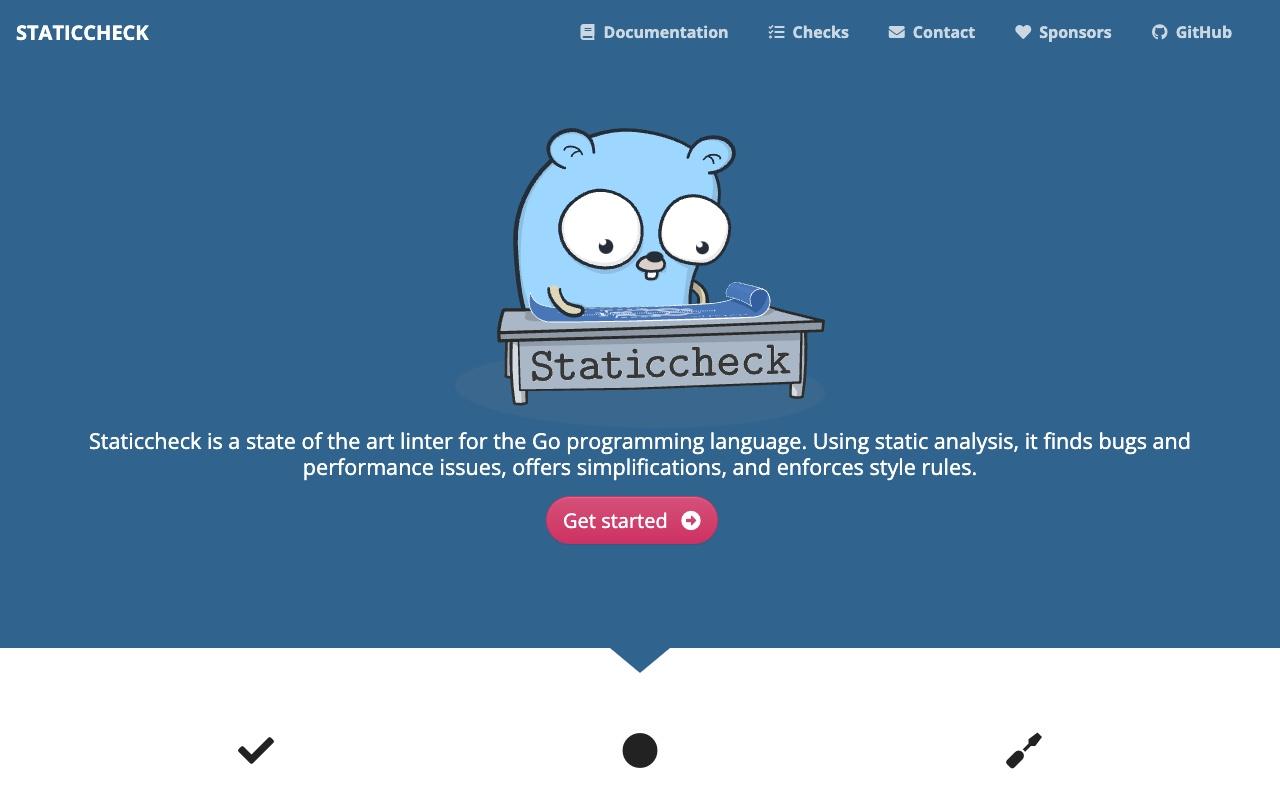 staticcheck screenshot