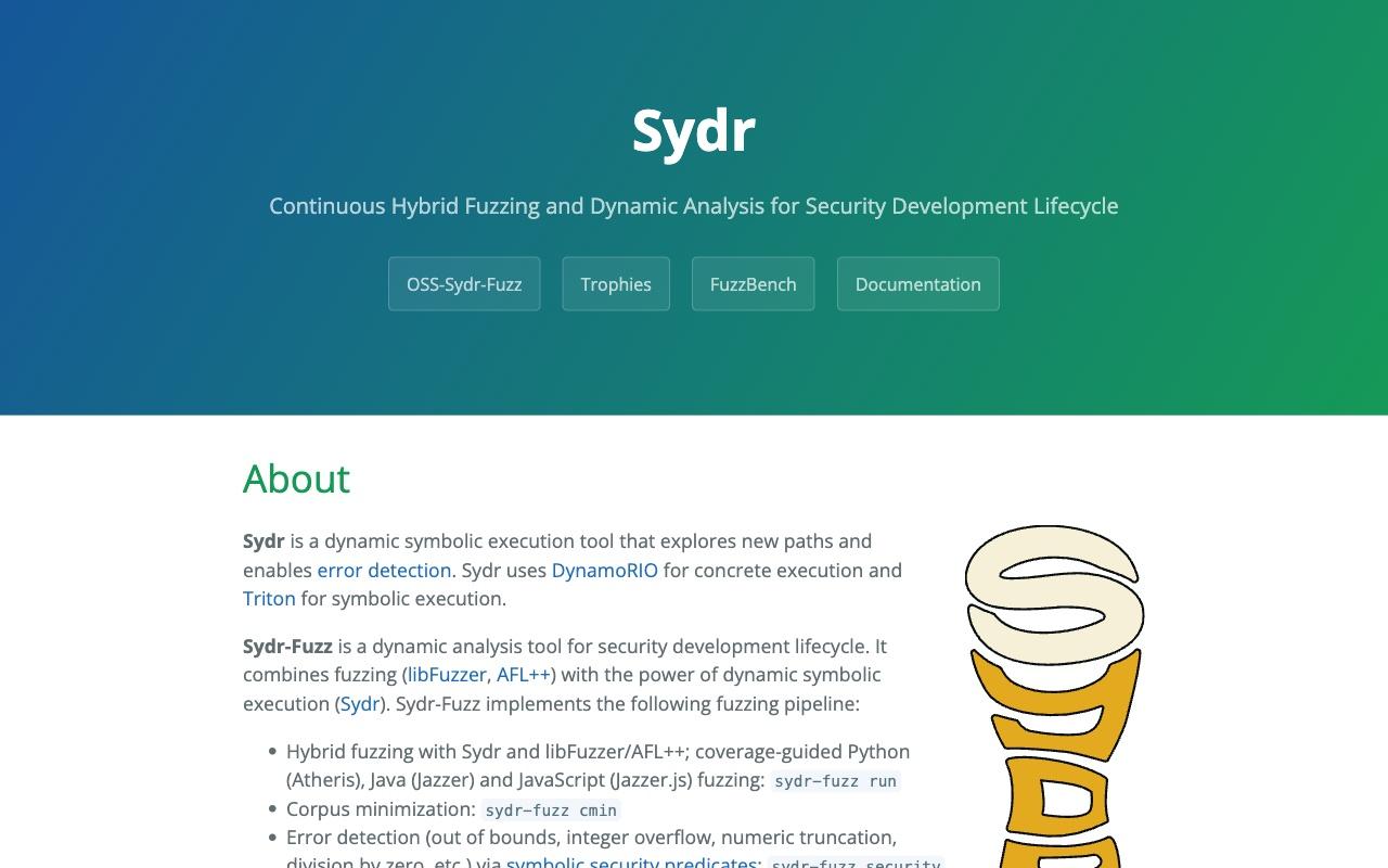 Sydr screenshot