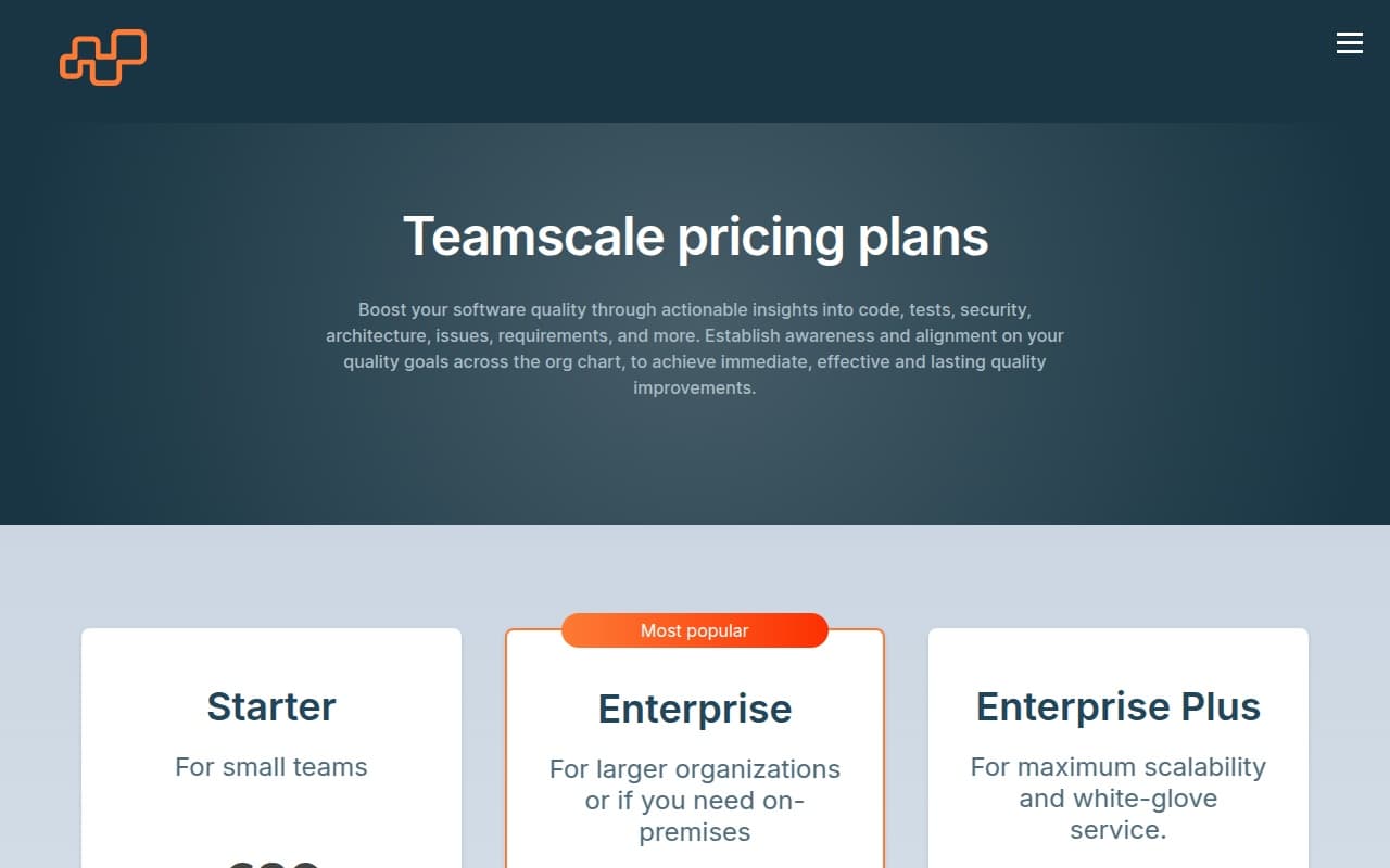 Teamscale screenshot