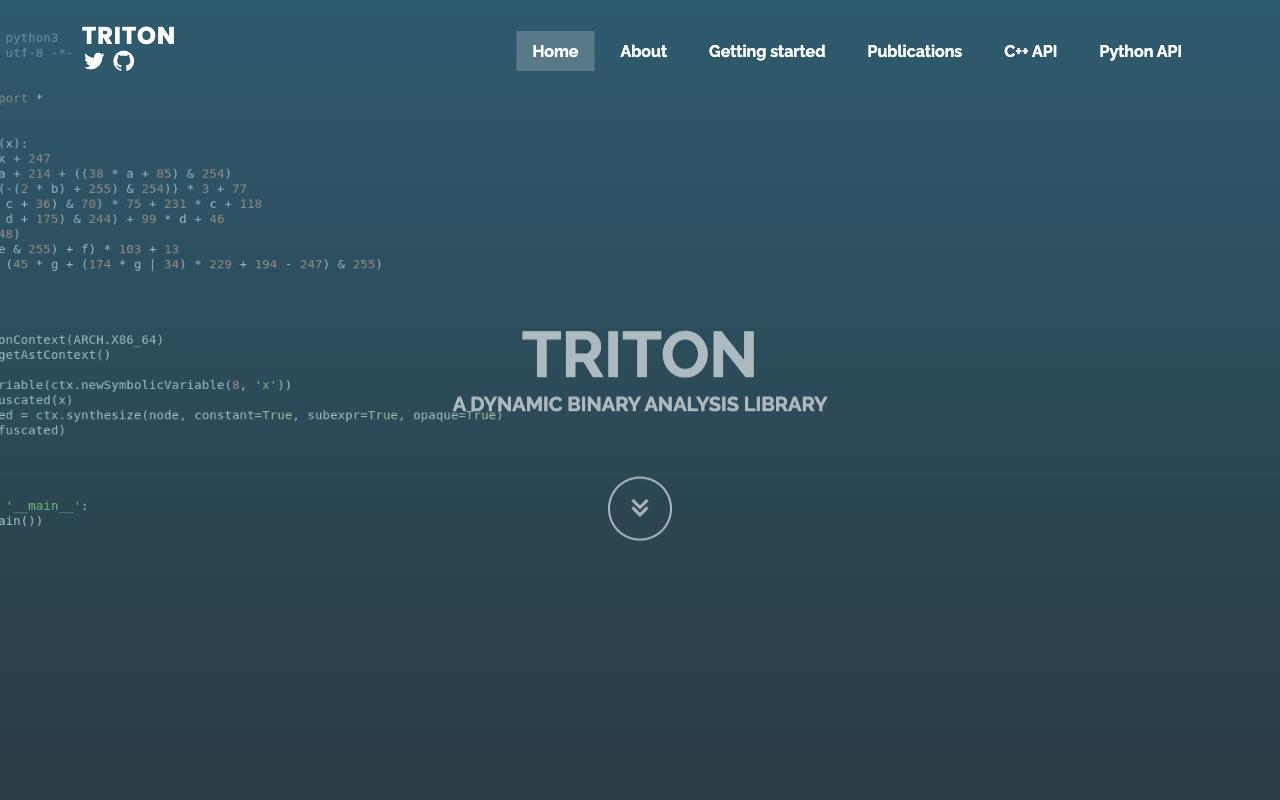 TRITON screenshot