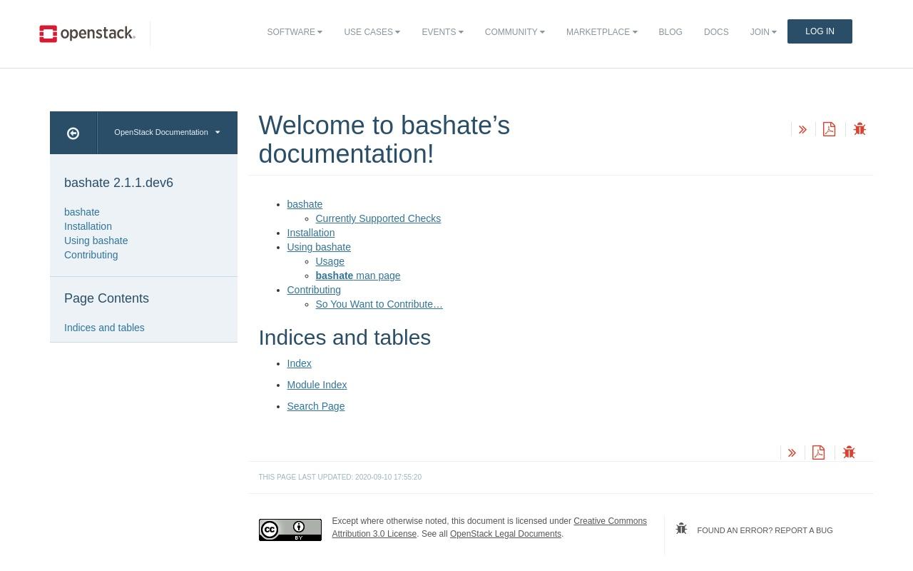 bashate screenshot