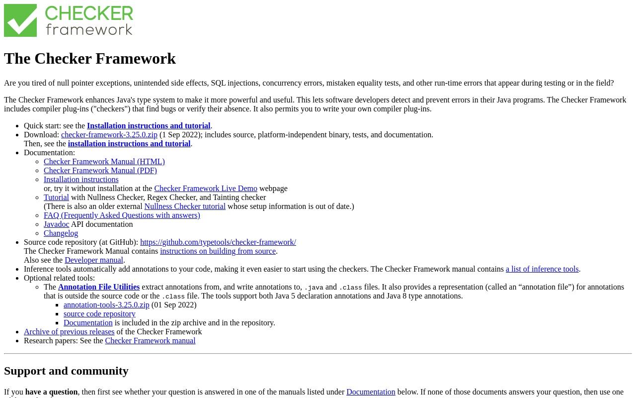 Checker Framework screenshot