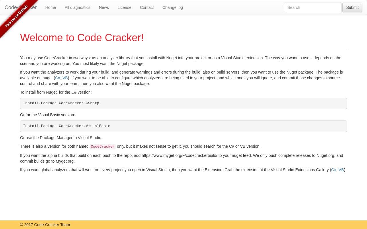code-cracker screenshot