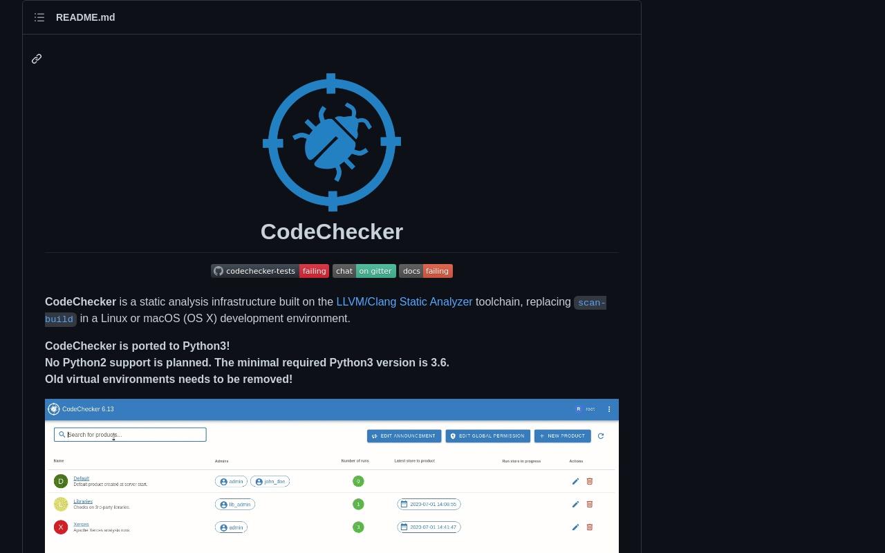 codechecker screenshot