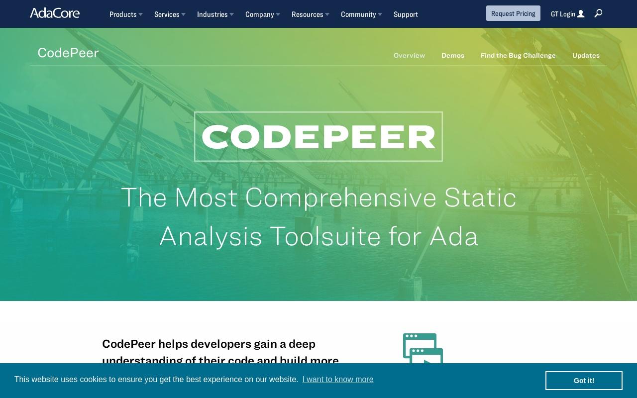 Codepeer screenshot