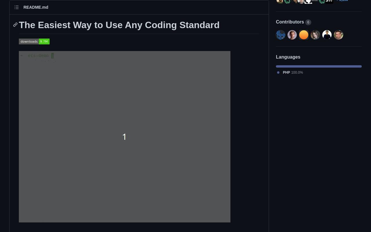 EasyCodingStandard screenshot