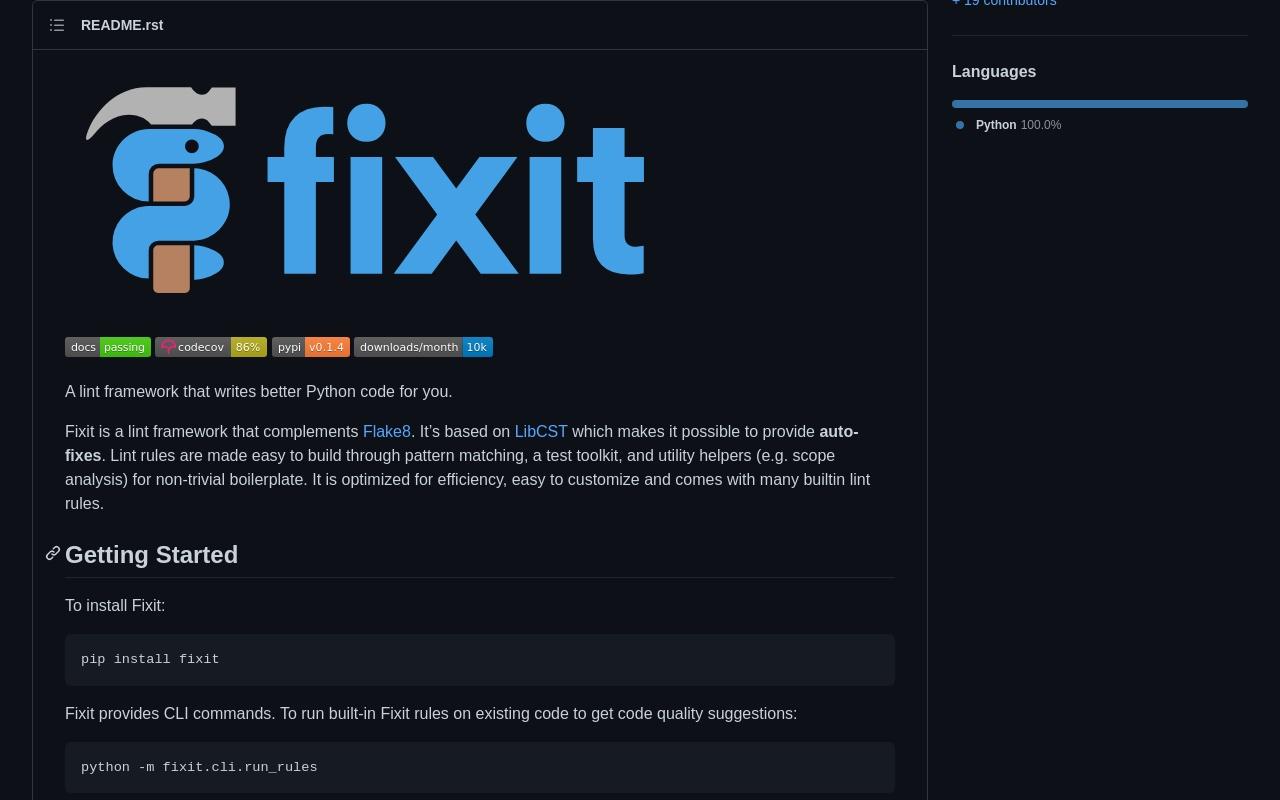 fixit screenshot