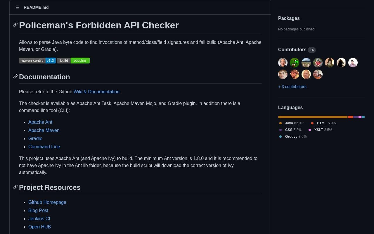 forbidden-apis screenshot