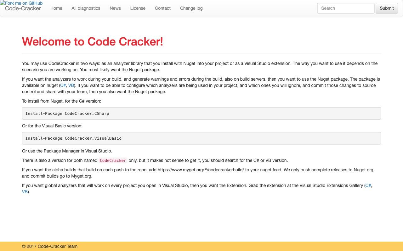 code-cracker screenshot