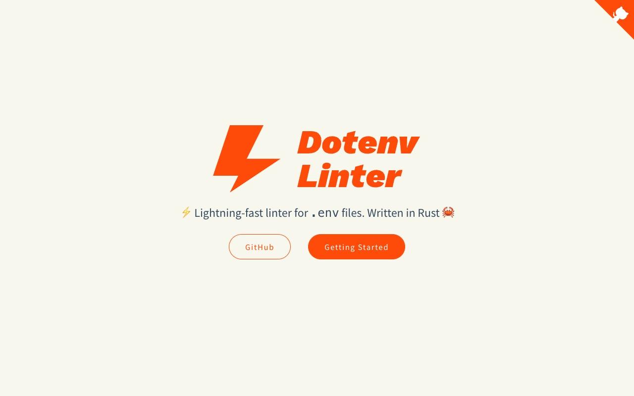 dotenv-linter (Rust) screenshot