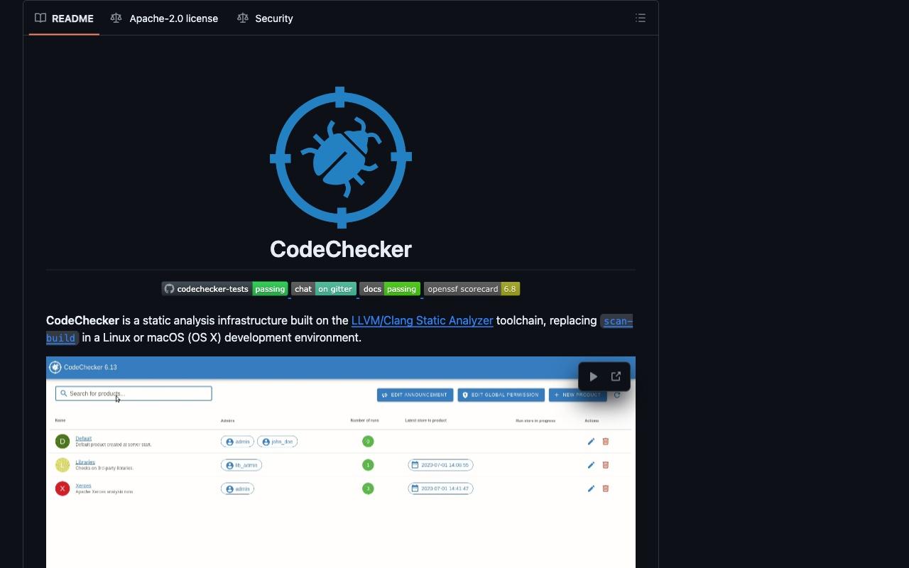 codechecker screenshot