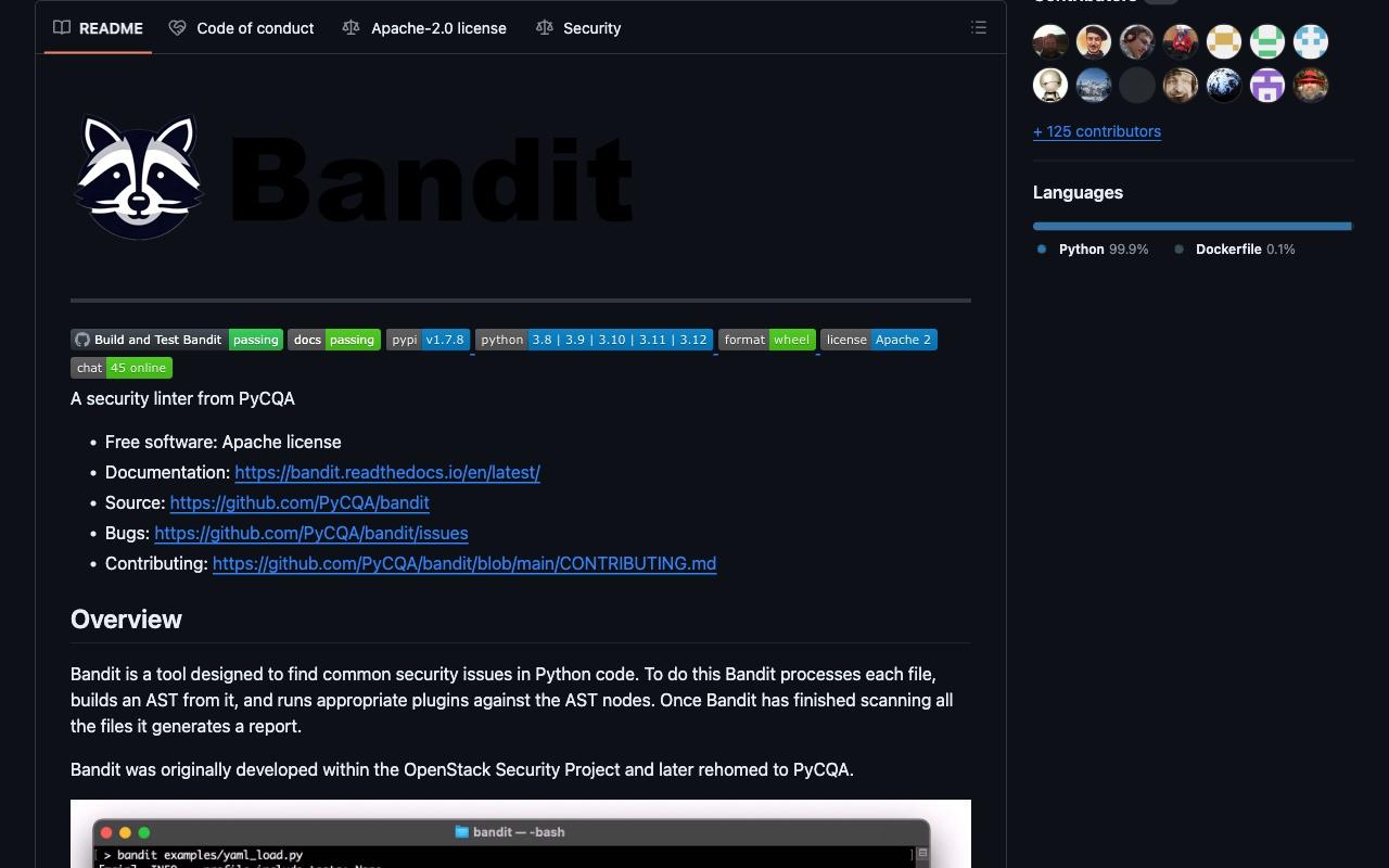 bandit screenshot
