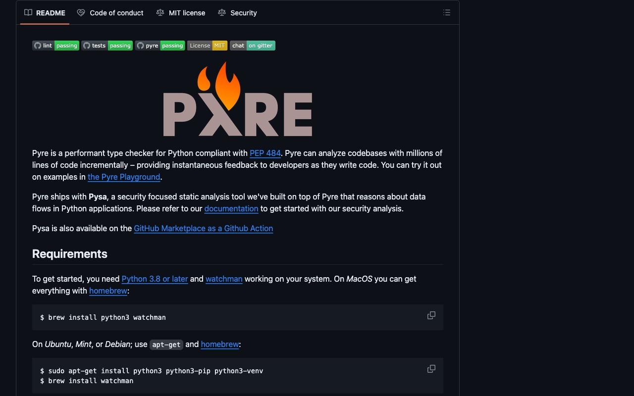 pyre-check screenshot