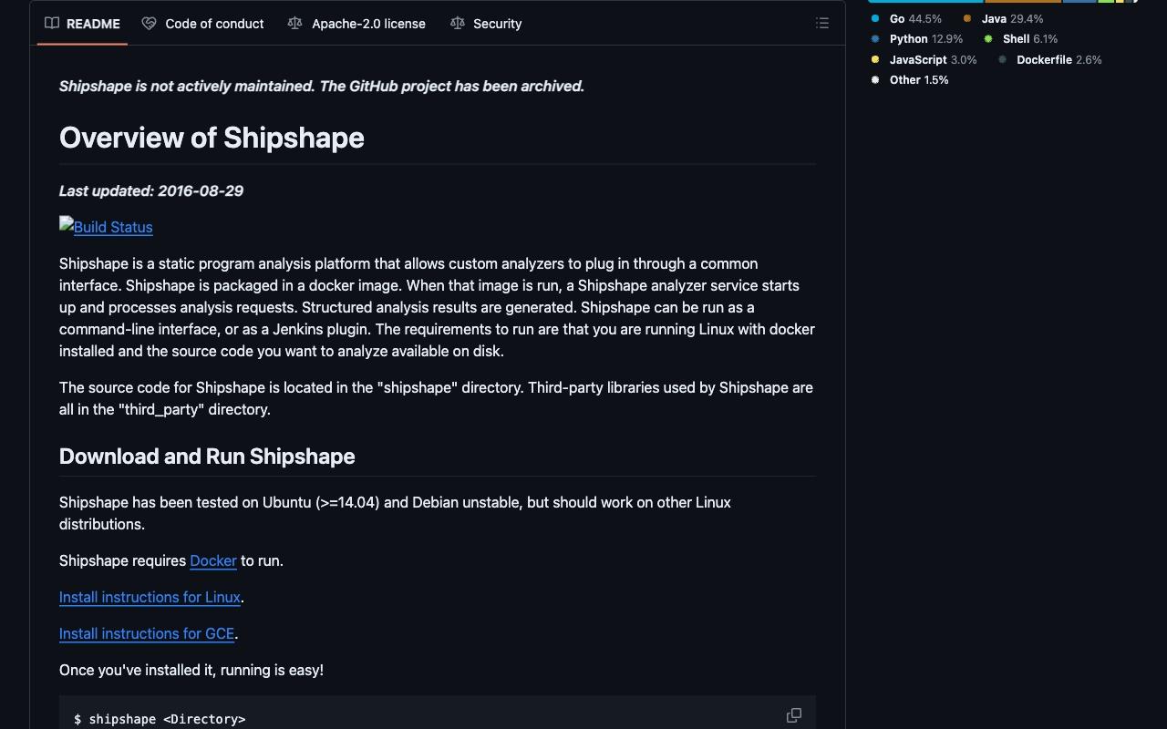 shipshape screenshot