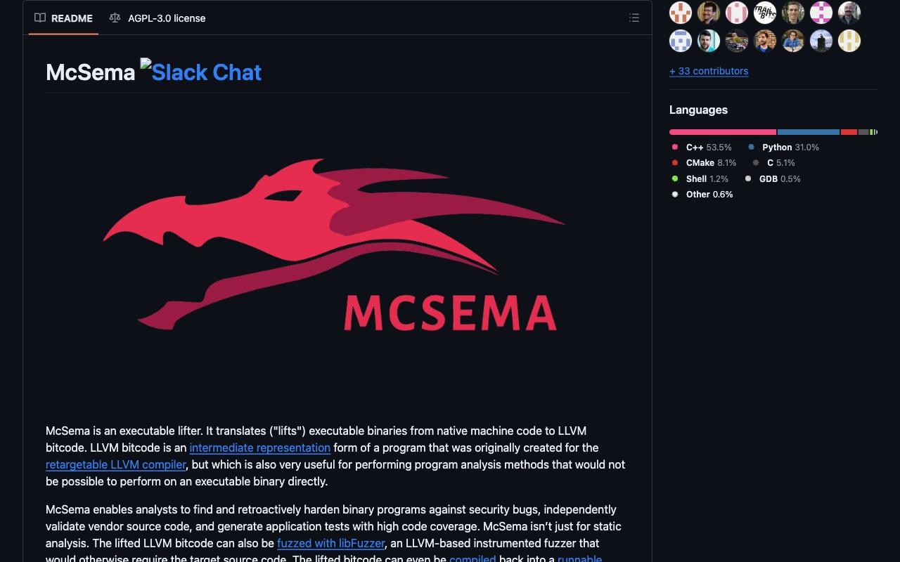 mcsema screenshot