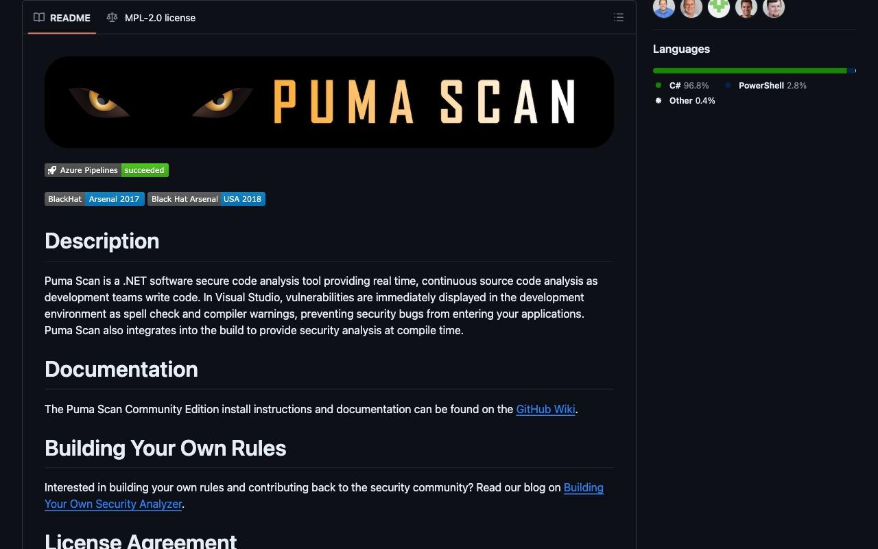 Puma Scan screenshot