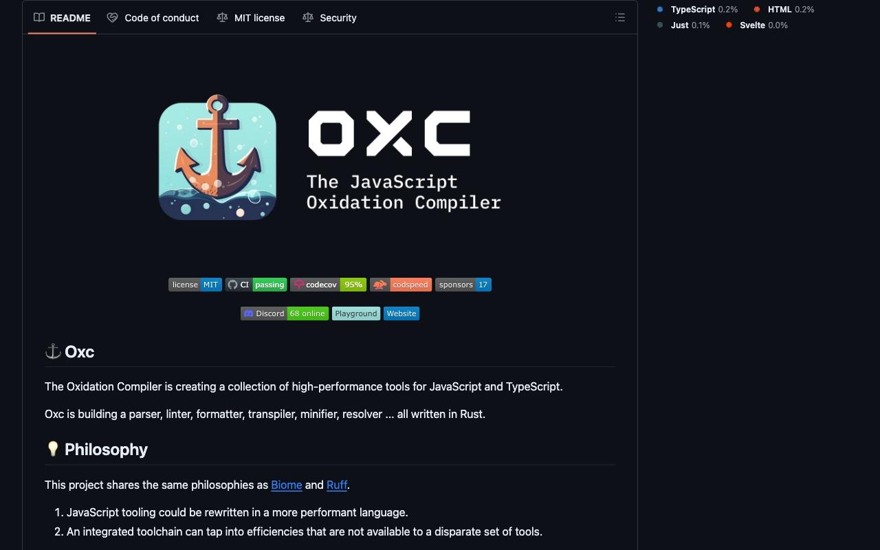 oxc screenshot