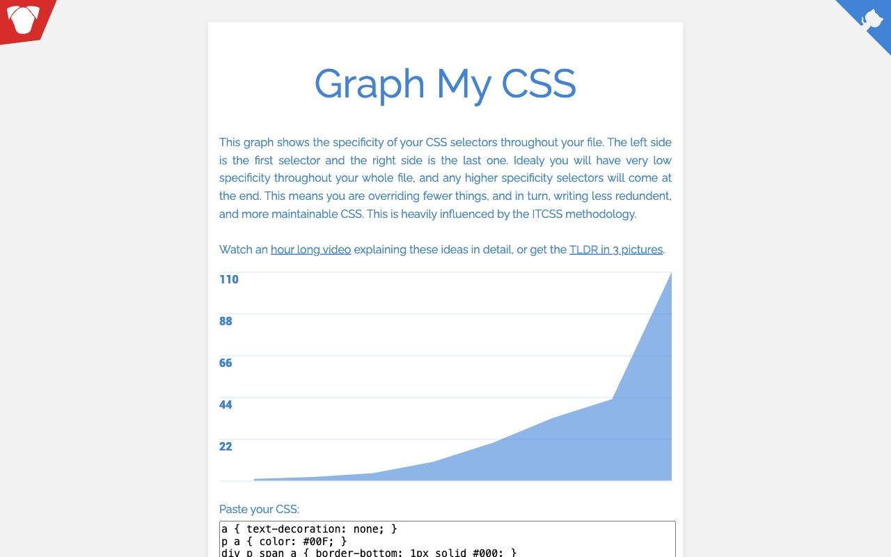 GraphMyCSS.com screenshot