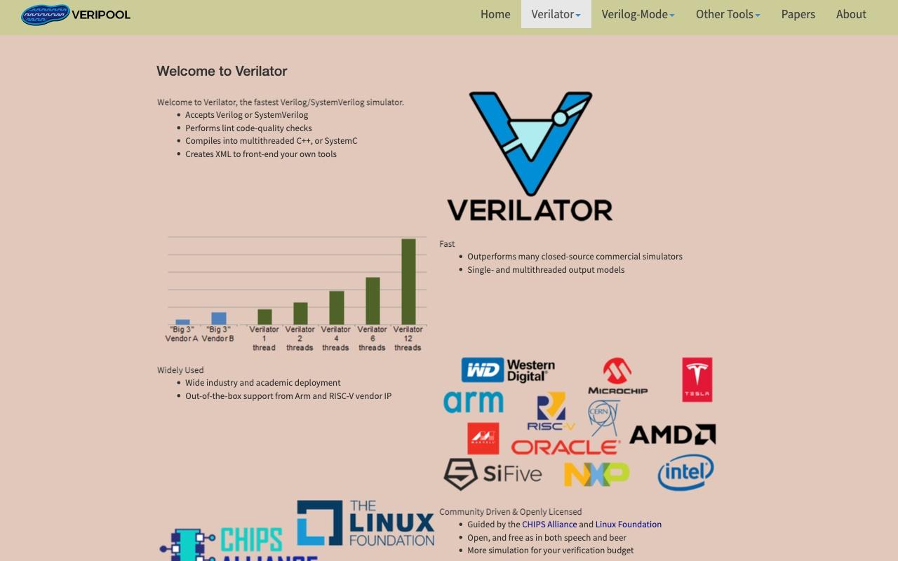 Verilator screenshot