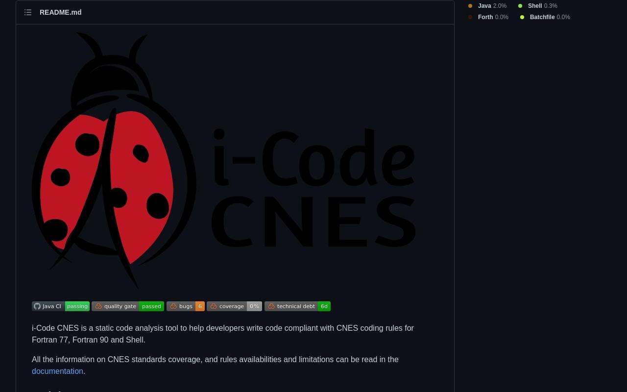 i-Code CNES for Fortran screenshot