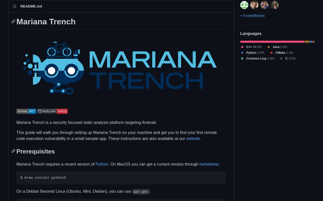Mariana Trench screenshot