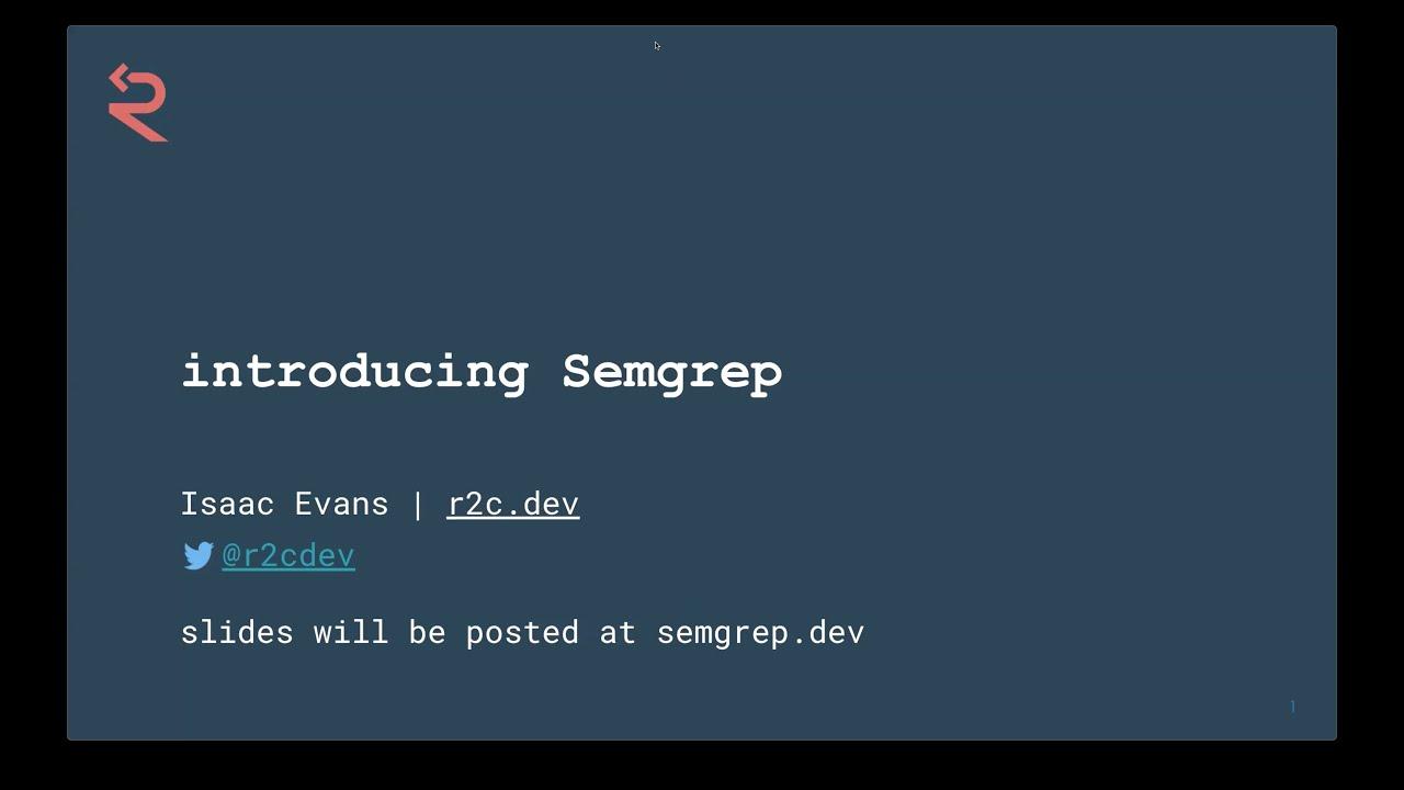 Semgrep screenshot