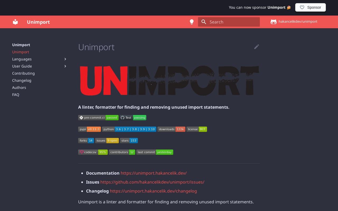 unimport screenshot