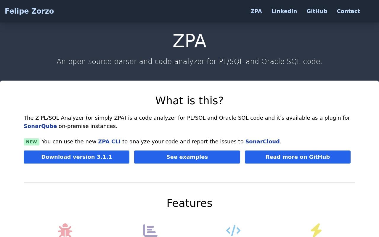ZPA screenshot