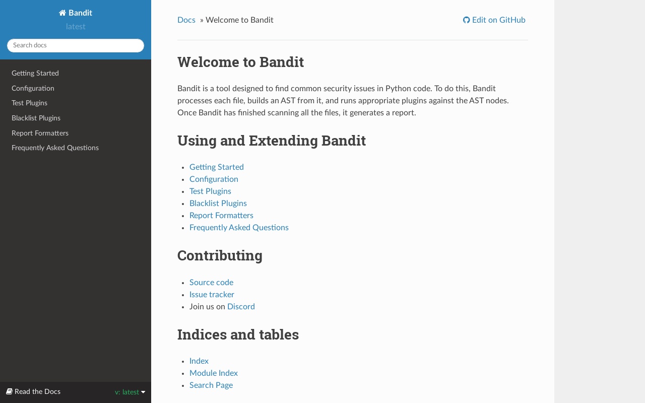 bandit, a linter for Python - Rating And 68 Alternatives | Analysis Tools