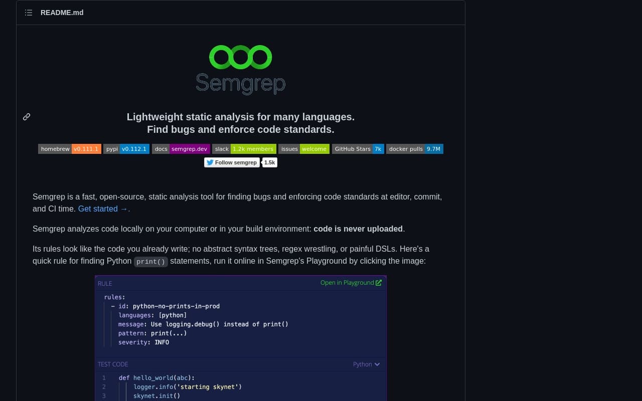 Semgrep, a linter for C/Csharp/Go - Rating And 56 Alternatives ...